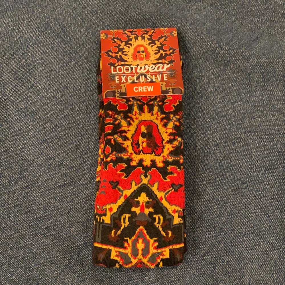 Lootcrate NWT The Big Lebowski socks NIP